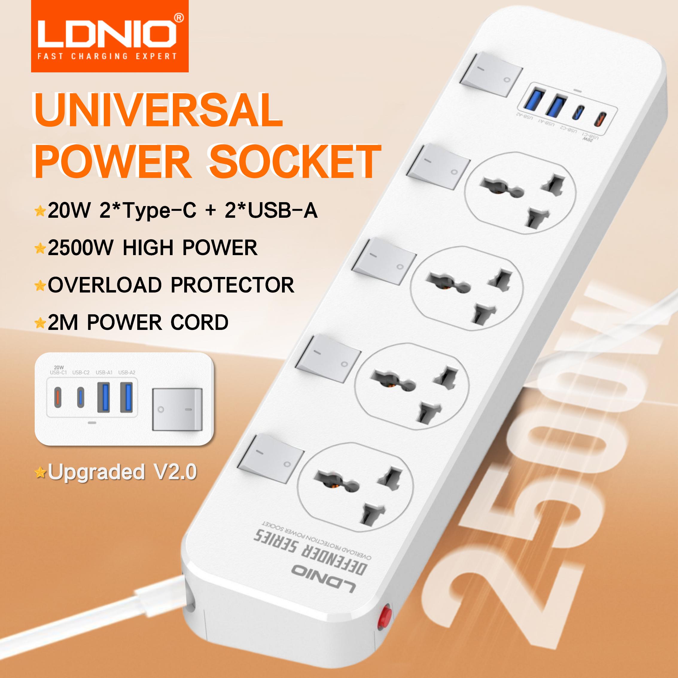 Phone Cases Uk - V2.0 Power Strip 6.5Ft/2M Extension Cord