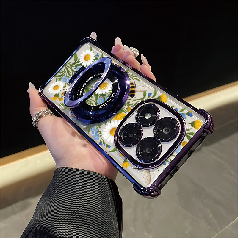 Vivo Y28 - INS Daisy Print Floral Phone Case
