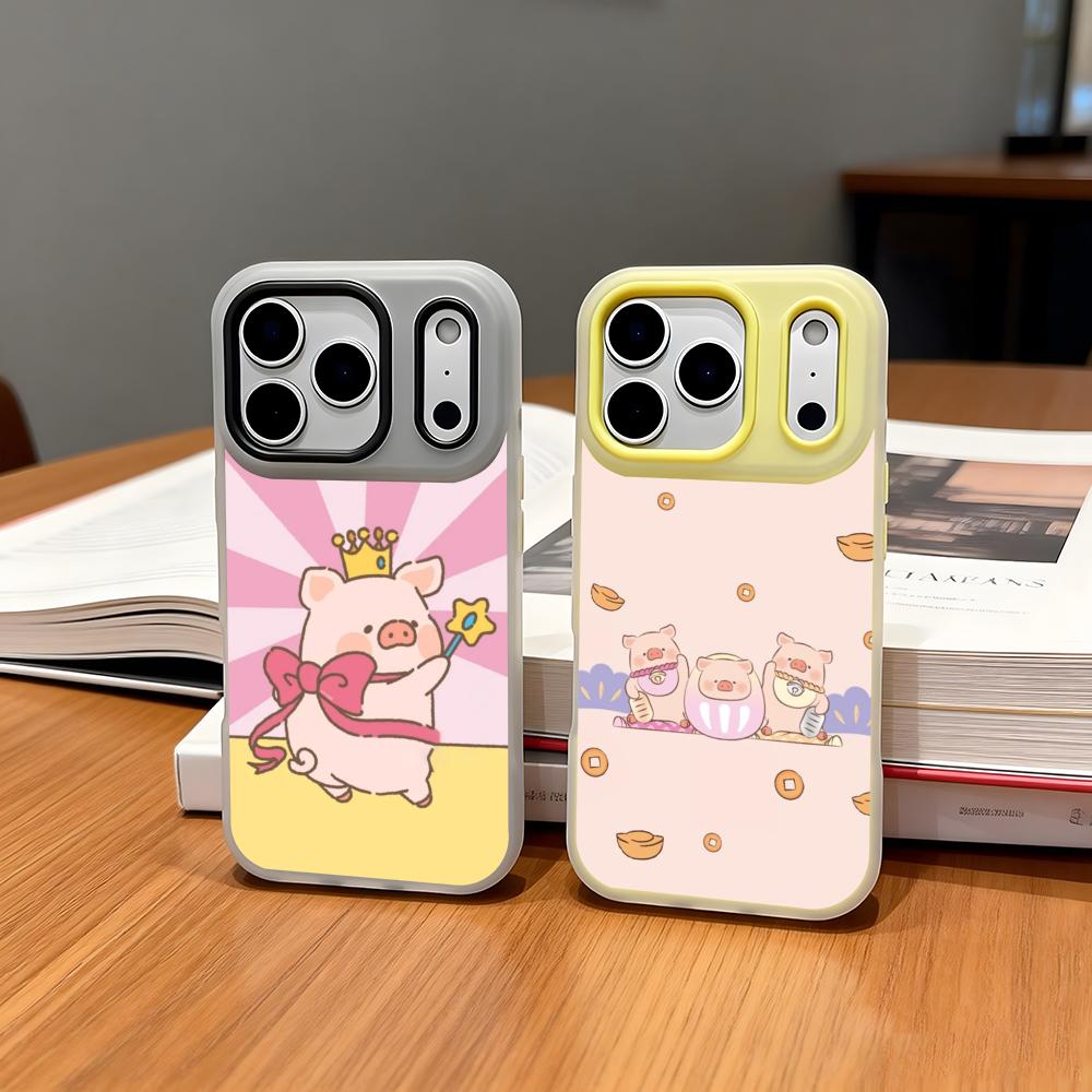 Phone Cases Yellow - LuLu The Piggy Phone Case Clear