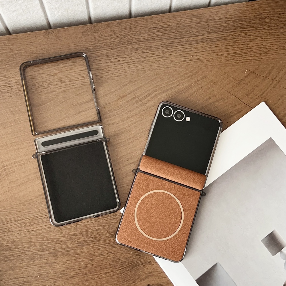 For Samsung Galaxy Z Flip 8 Le - Flip Leather Case recension och pris