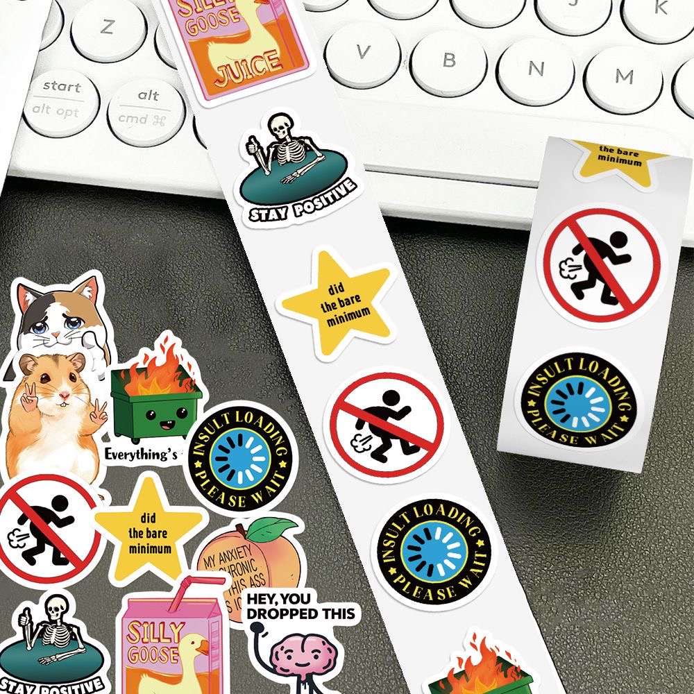 500pcs Funny Emotion Meme Stic - Phone Cases Kids recension och pris