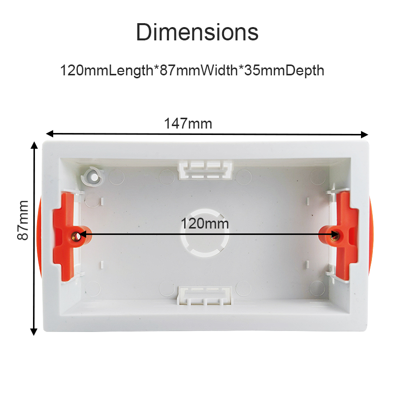 86 146 UK Dry Box For 1 2 Gang - Phone Cases Uk recension och pris