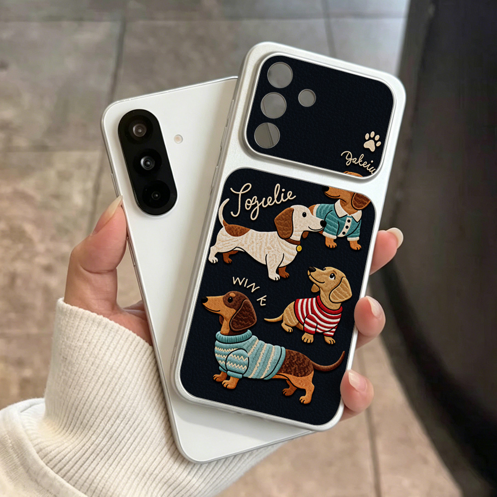 Cartoon Dachshund Phone Case F - Phone Cases Quality recension och pris