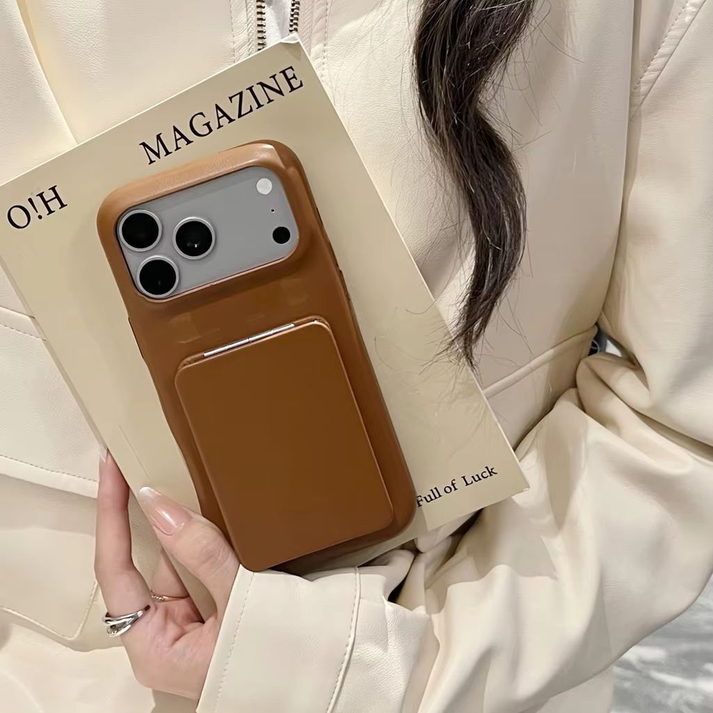 Fashion Retro Maillard Dark Co - Flip Leather Case recension och pris