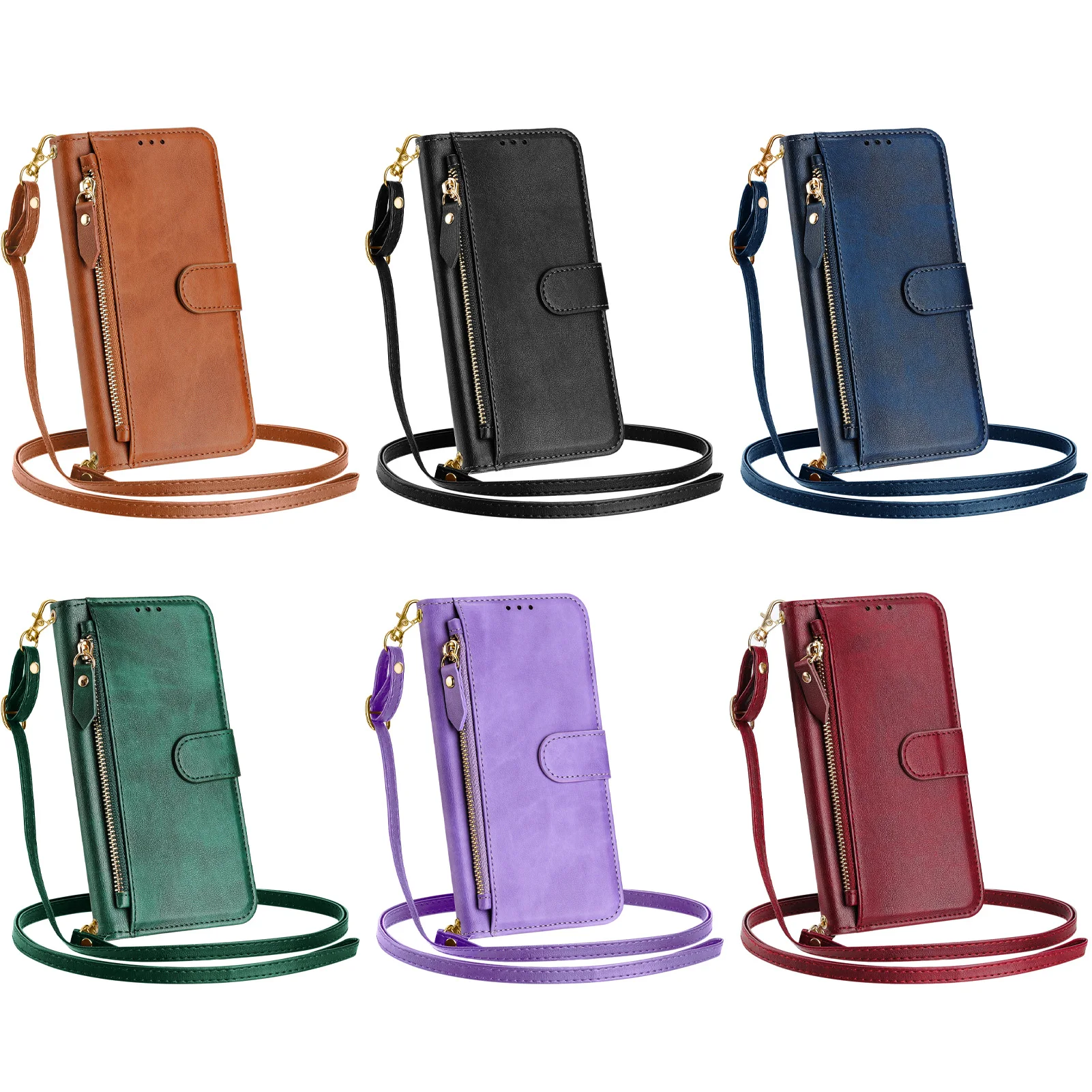 Leather Wallet Case For POCO X - Flip Leather Case recension och pris