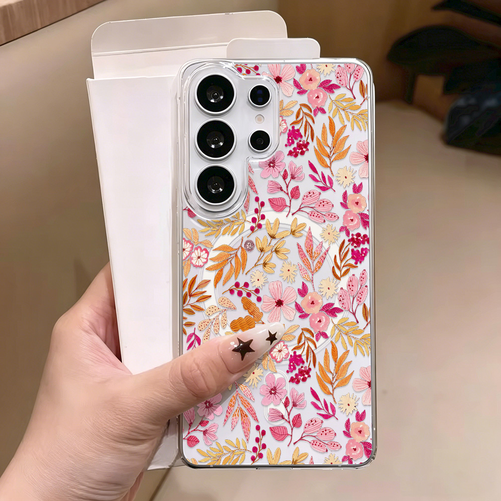 Blue Flower Magnetic Phone Cas - Phone Cases Quality recension och pris