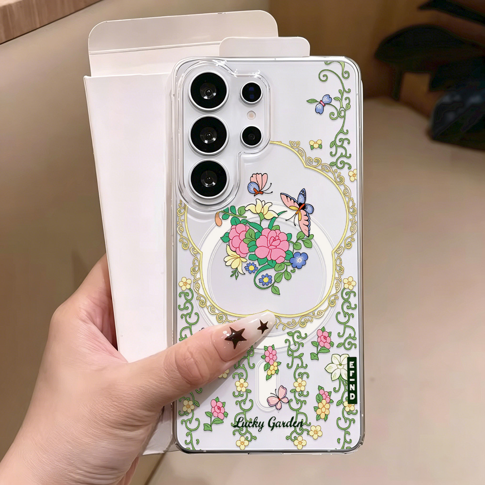 Blue Flower Magnetic Phone Cas - Phone Cases Quality recension och pris