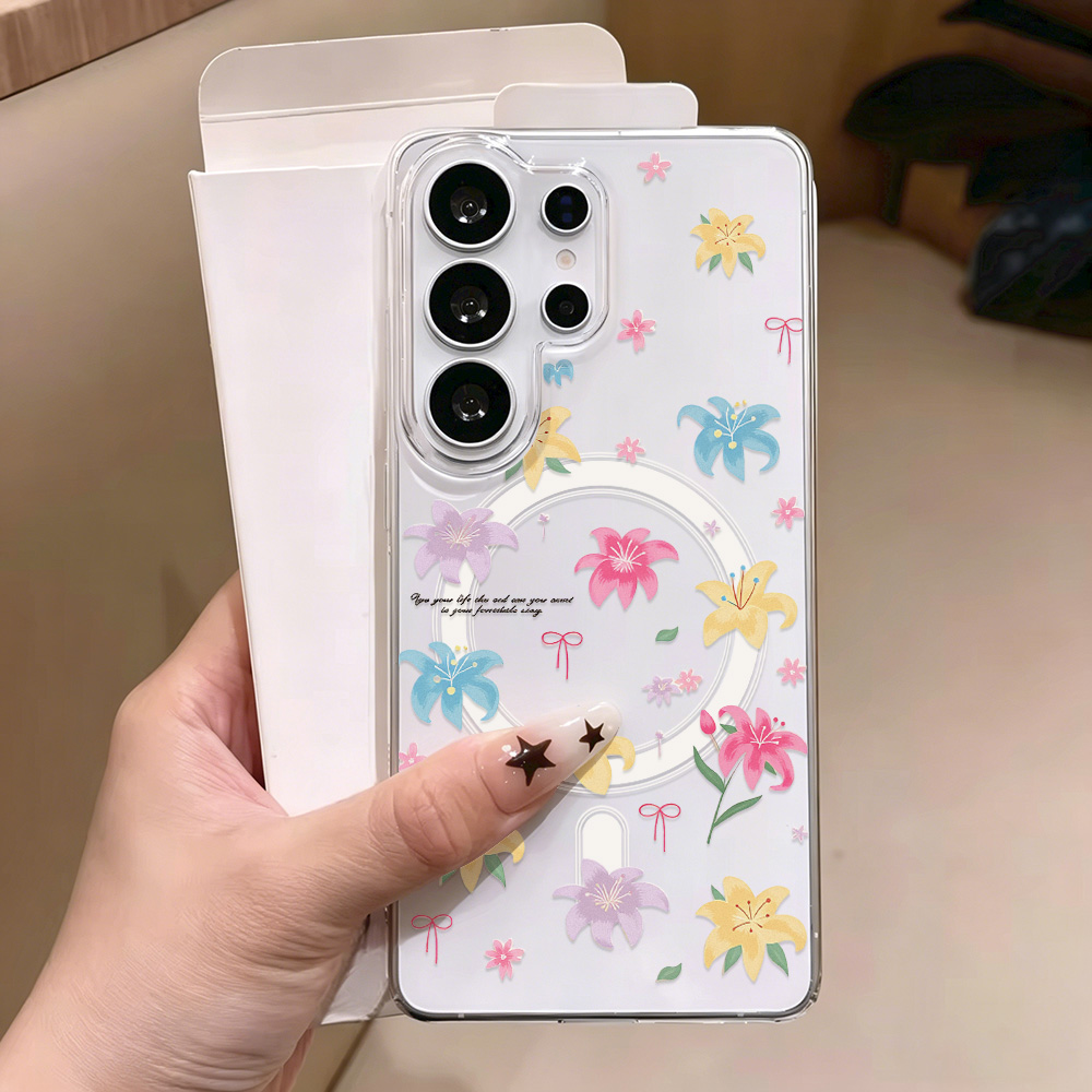 Blue Flower Magnetic Phone Cas - Phone Cases Quality recension och pris