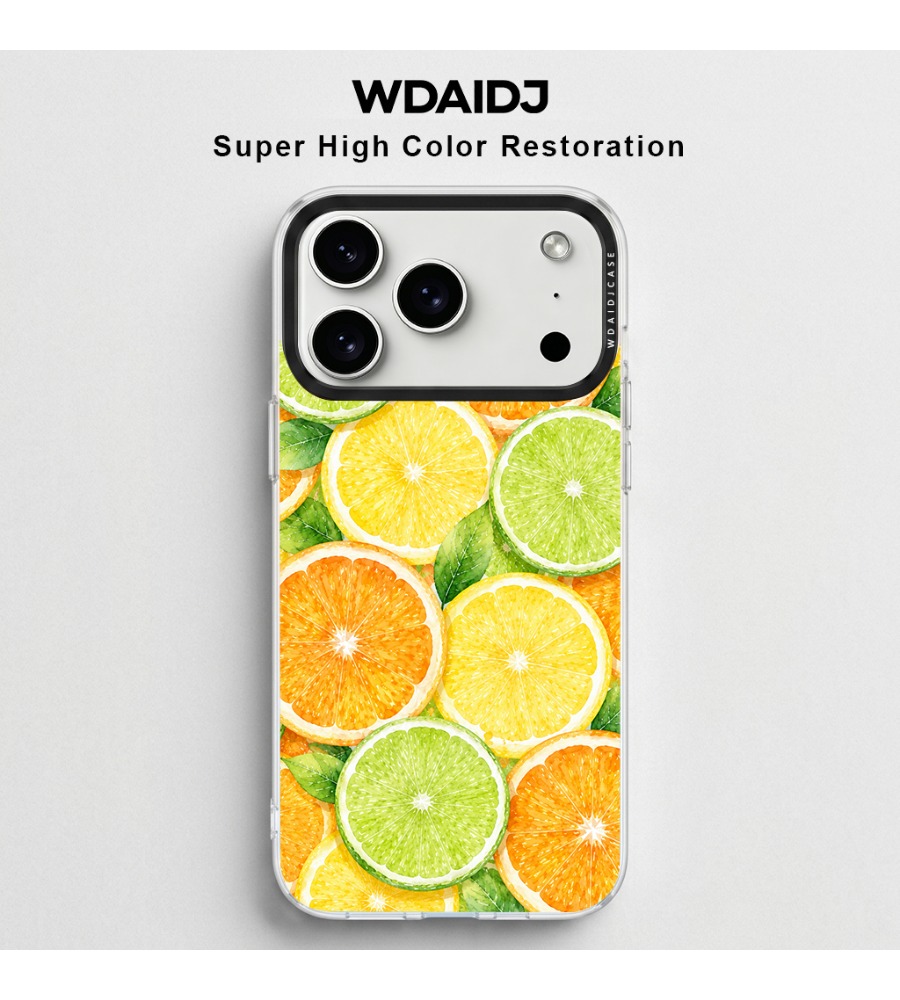 Watercolor Citrus Mix Design C - Phone Cases Yellow recension och pris