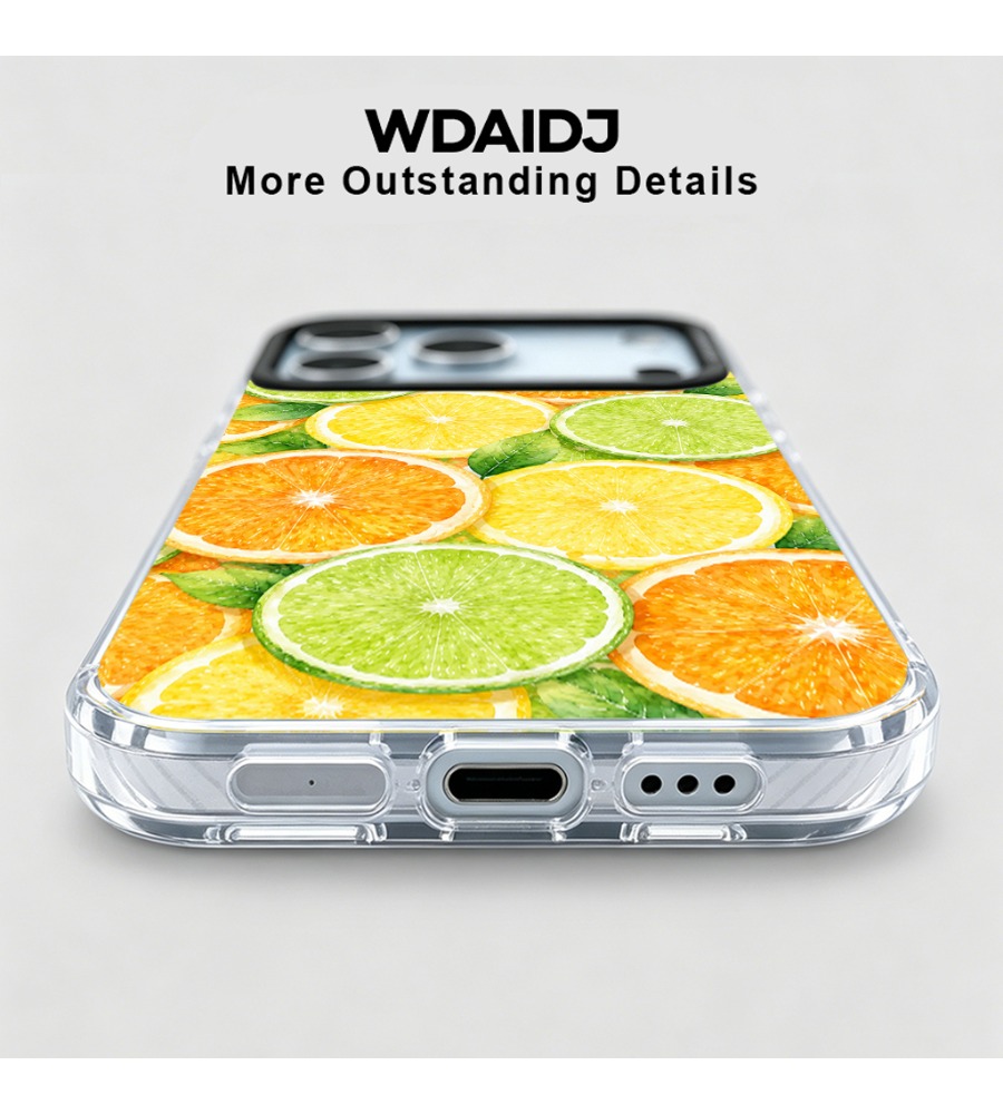 Watercolor Citrus Mix Design C - Phone Cases Yellow recension och pris