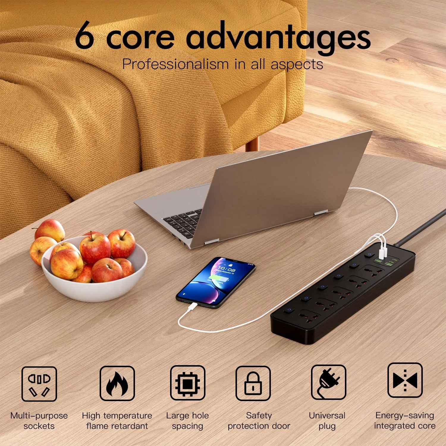 Universal Power Strip Extensio - Phone Cases Uk recension och pris
