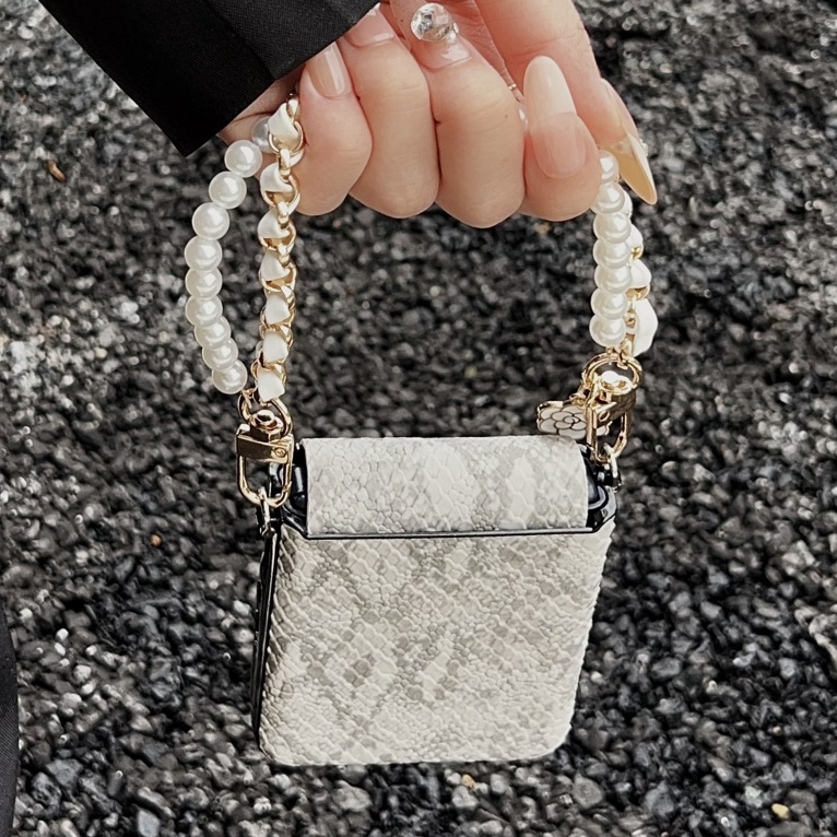 Luxurious Snake Texture Leathe - Flip Leather Case recension och pris