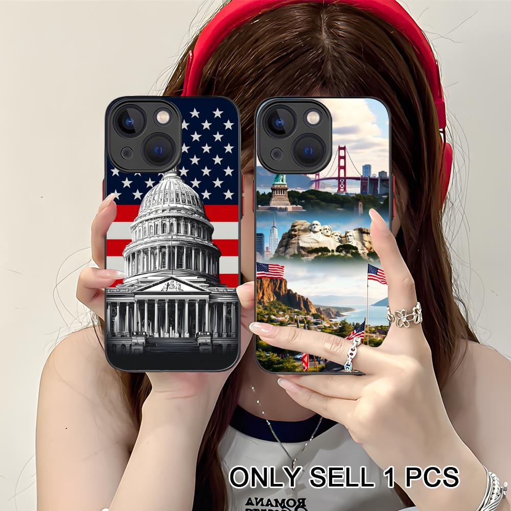 USA America Flag Silicone Mobi - Phone Cases Usa recension och pris
