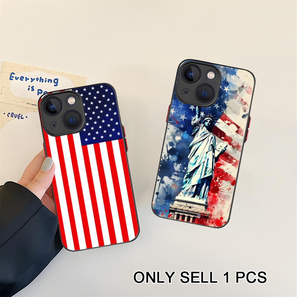 USA America Flag Silicone Mobi - Phone Cases Usa recension och pris