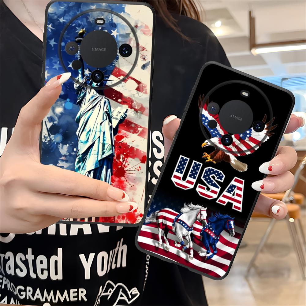 USA America Flag Matte TPU Mob - Phone Cases Usa recension och pris