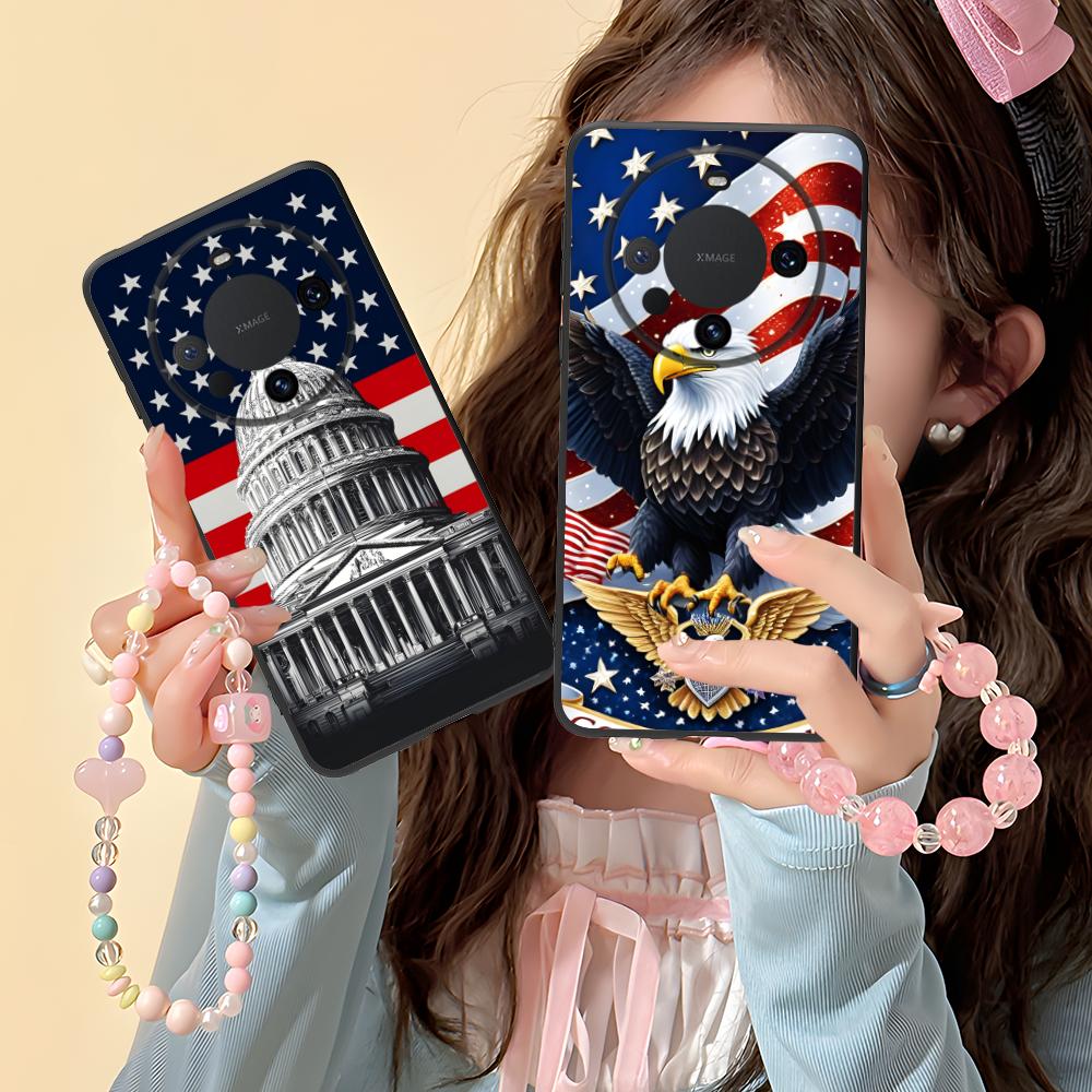 USA America Flag Matte TPU Mob - Phone Cases Usa recension och pris