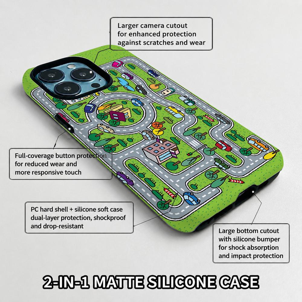 Kids Toy Car City Road Phone C - Phone Cases Kids recension och pris