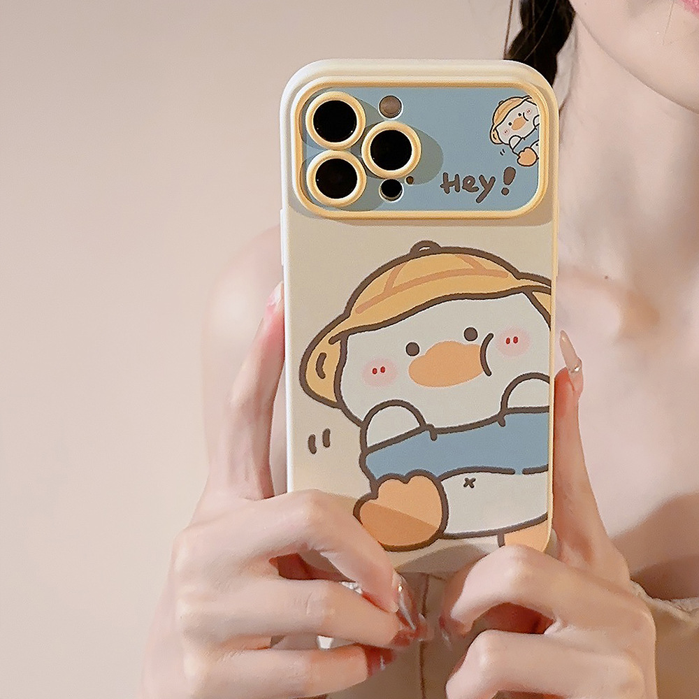 Korean Cartoon Yellow Duck Pho - Phone Cases Yellow recension och pris