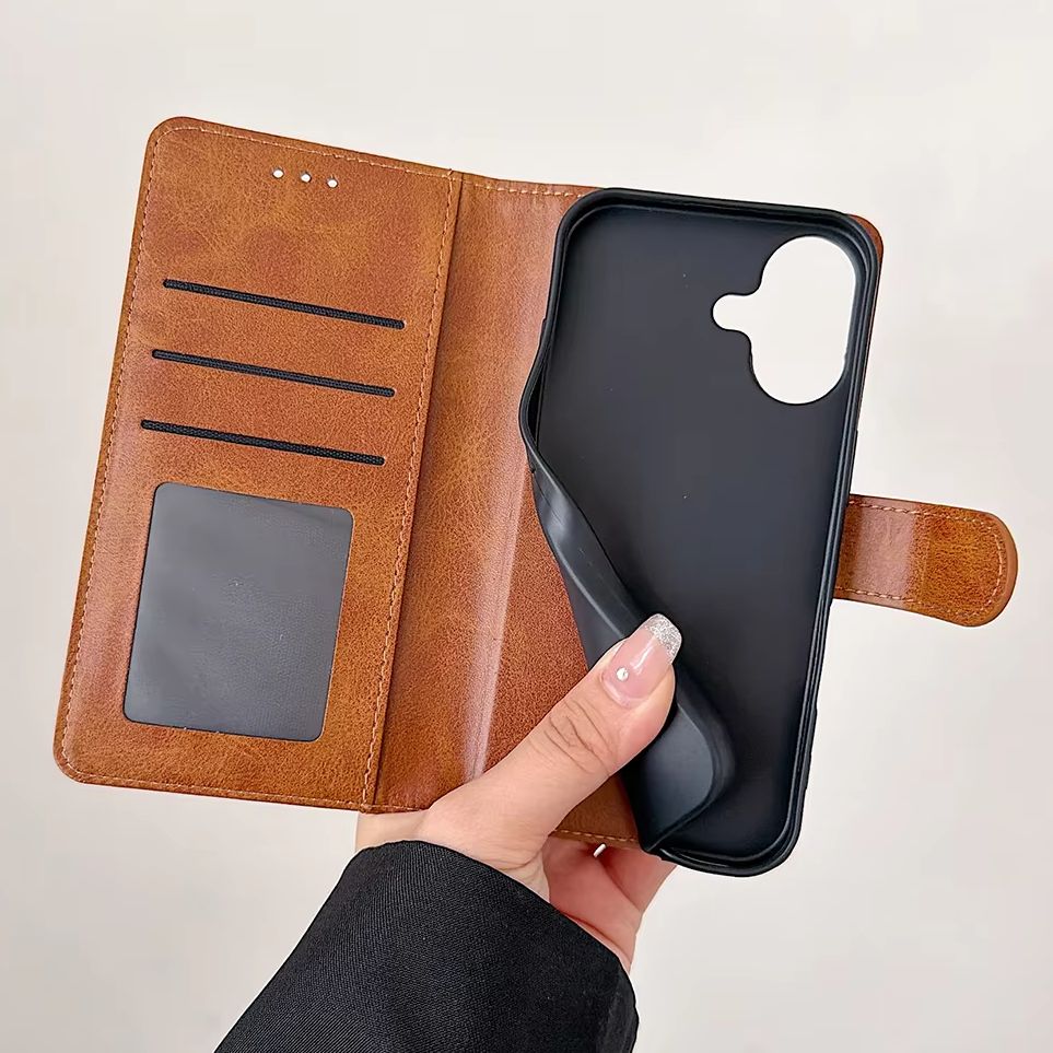 Flip Wallet PU Leather Phone C - Flip Leather Case recension och pris