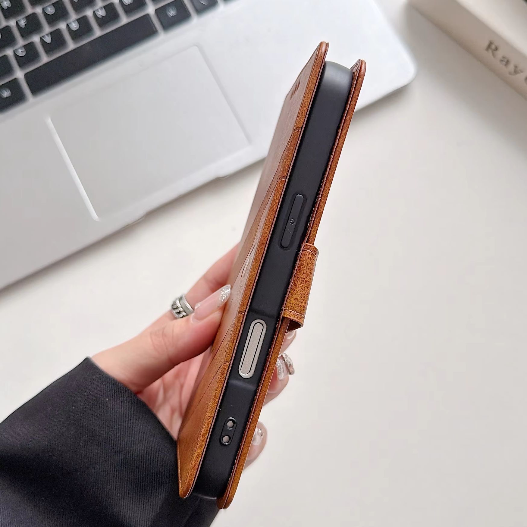 Flip Wallet PU Leather Phone C - Flip Leather Case recension och pris
