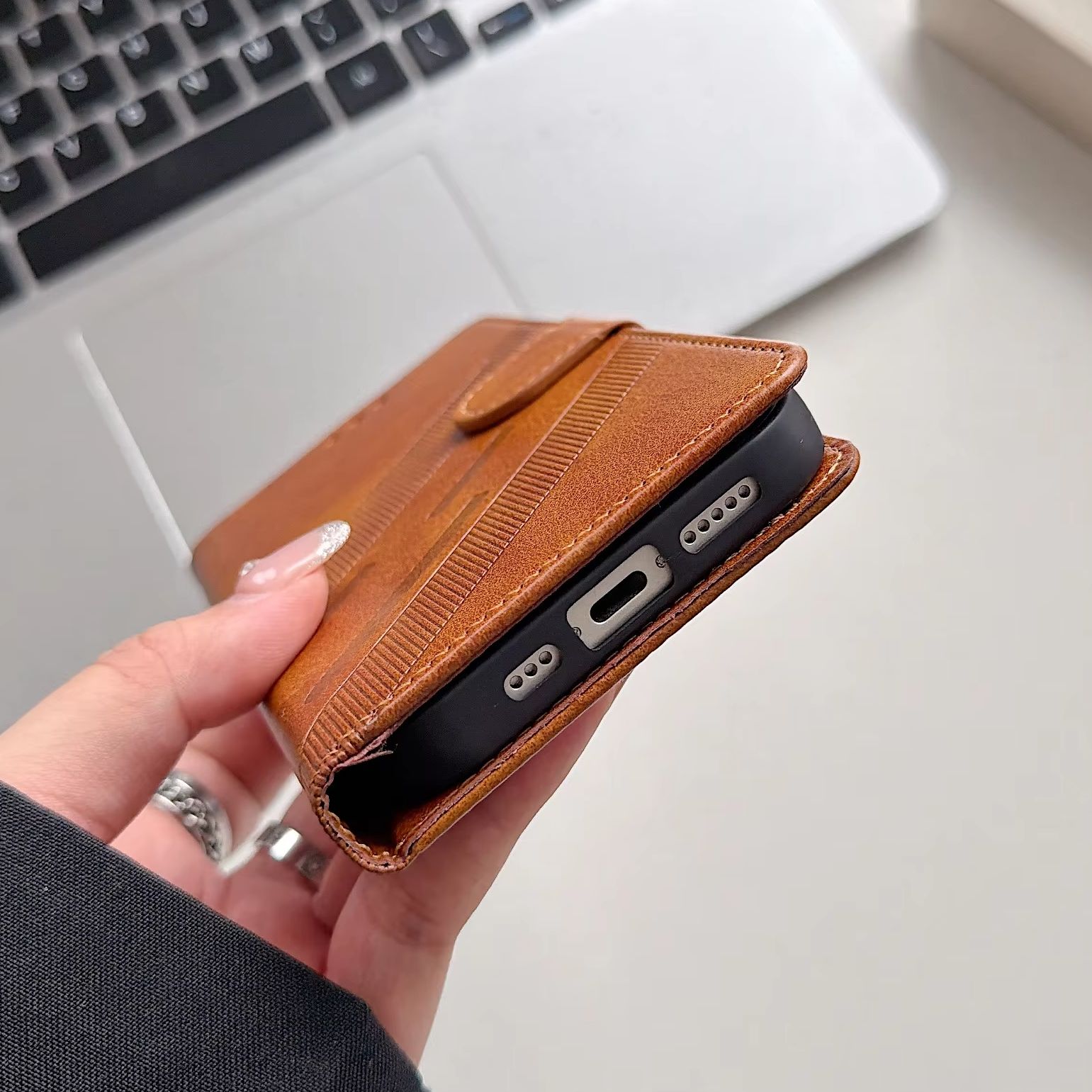 Flip Wallet PU Leather Phone C - Flip Leather Case recension och pris