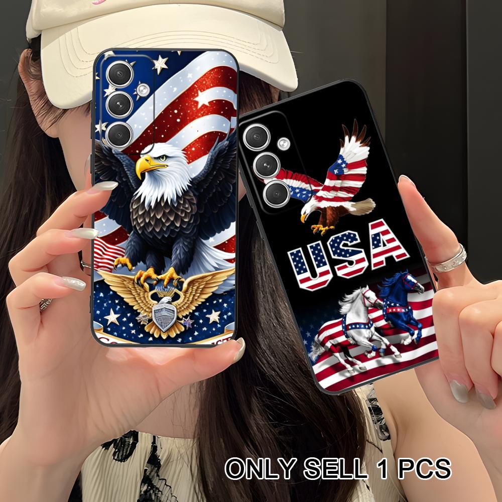 USA America Flag Matte TPU Mob - Phone Cases Usa recension och pris
