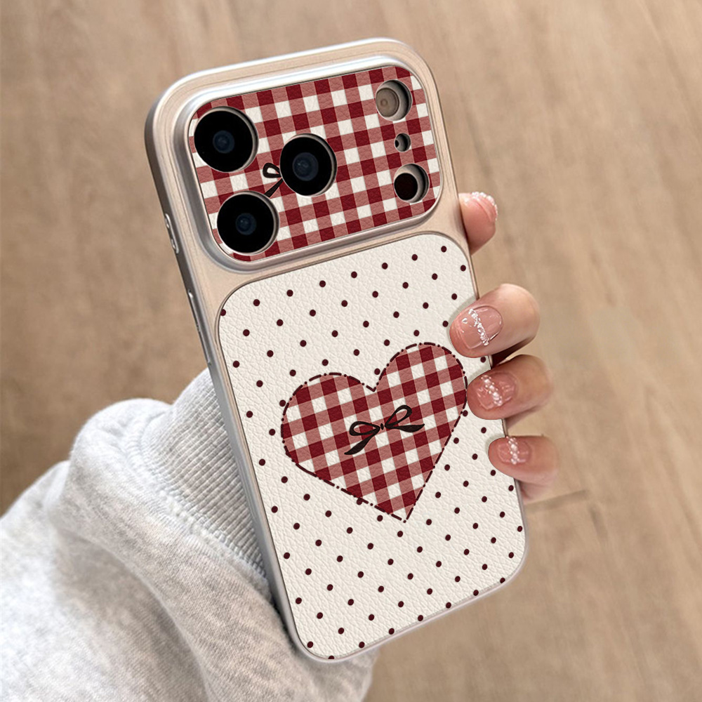 Sweet Cherry Bow Leather Phone - Phone Cases Quality recension och pris