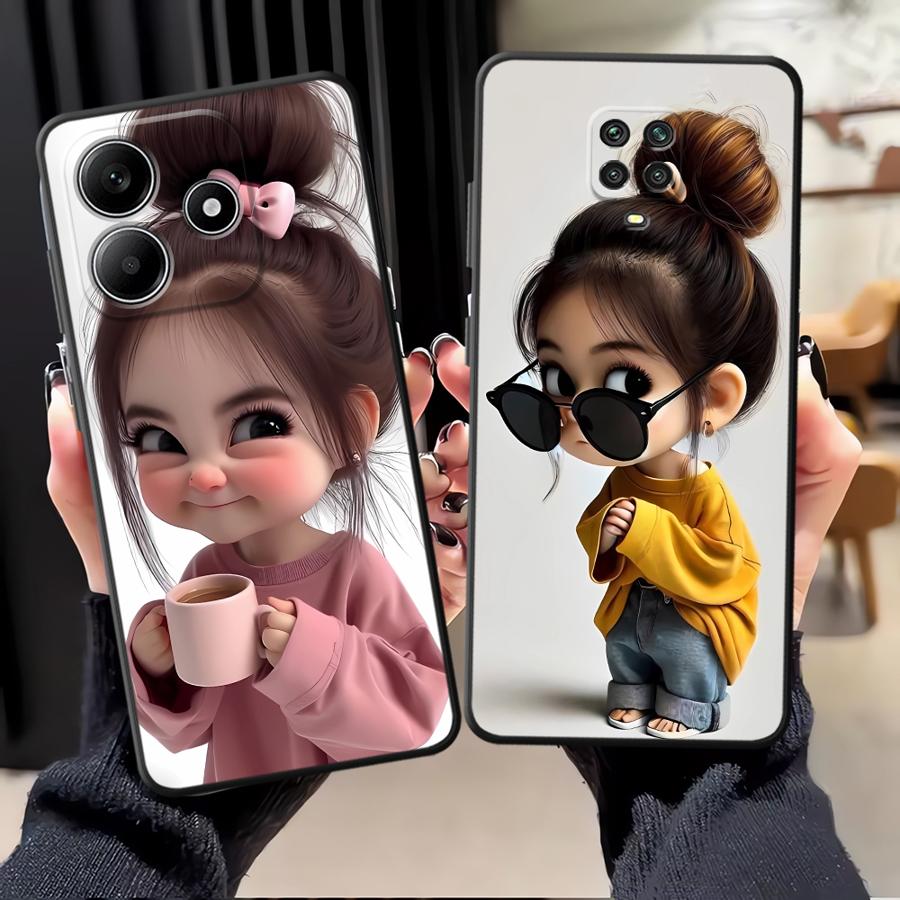 Cartoon Girl Pattern Funda Pho - Phone Cases Xiaomi 14 recension och pris