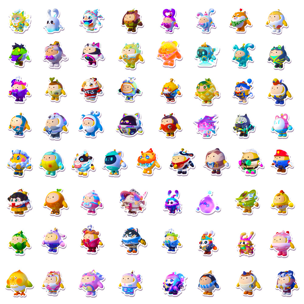 50Pcs Kawaii Eggy Party Cartoo - Phone Cases Kids recension och pris