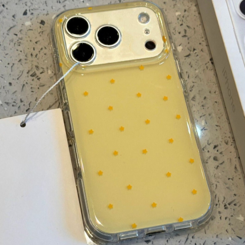 Fashion Yellow Star Pattern Ph - Phone Cases Yellow recension och pris