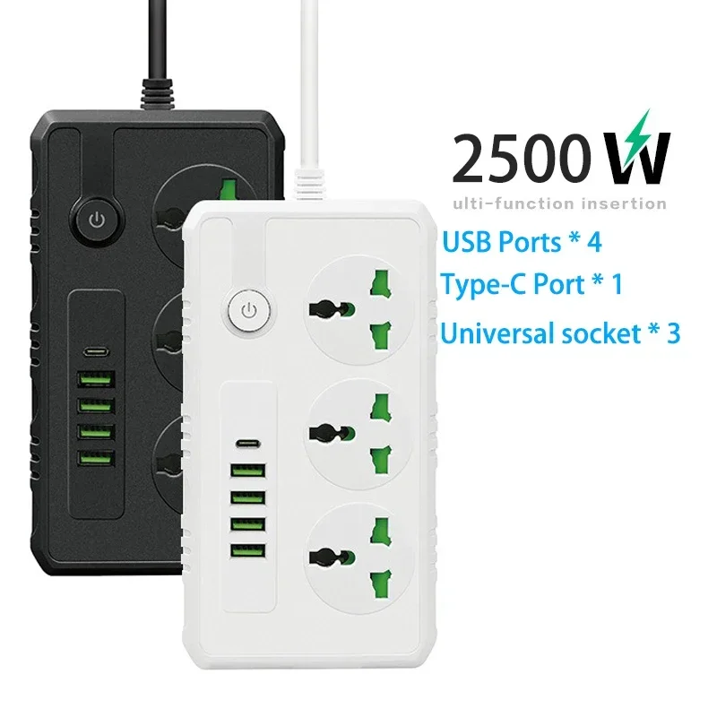 Power Strip with 4 USB and 1 T - Phone Cases Uk recension och pris