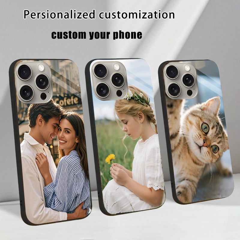 Custom Tempered Glass Case for - Phone Cases Personalised recension och pris