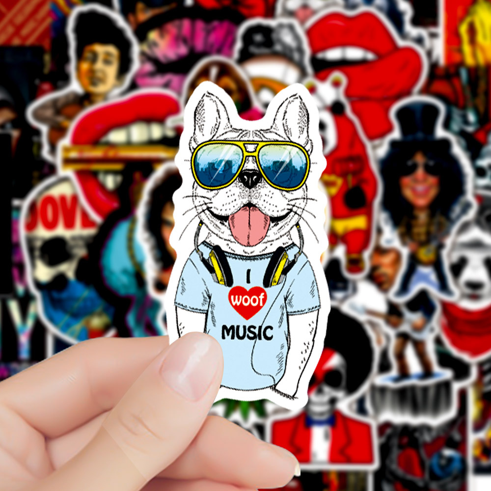 50Pcs Vintage Rock Stickers DI - Phone Cases Kids recension och pris