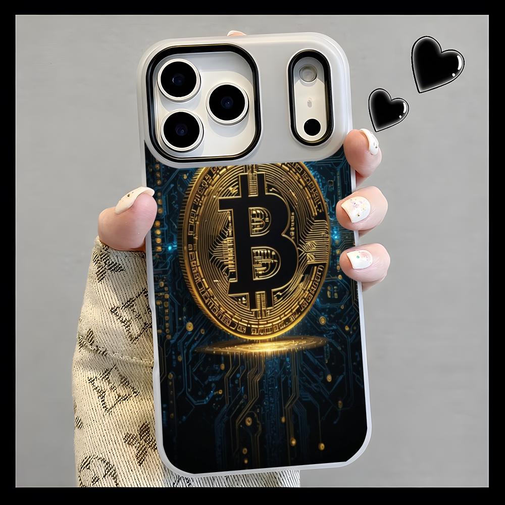 crypto theme Bitcoin Phone Cas - Phone Cases Yellow recension och pris