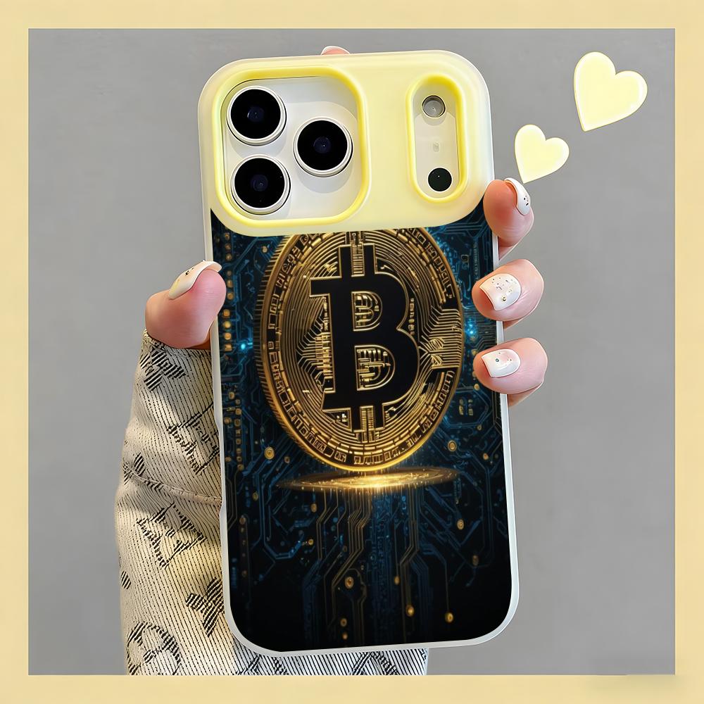 crypto theme Bitcoin Phone Cas - Phone Cases Yellow recension och pris