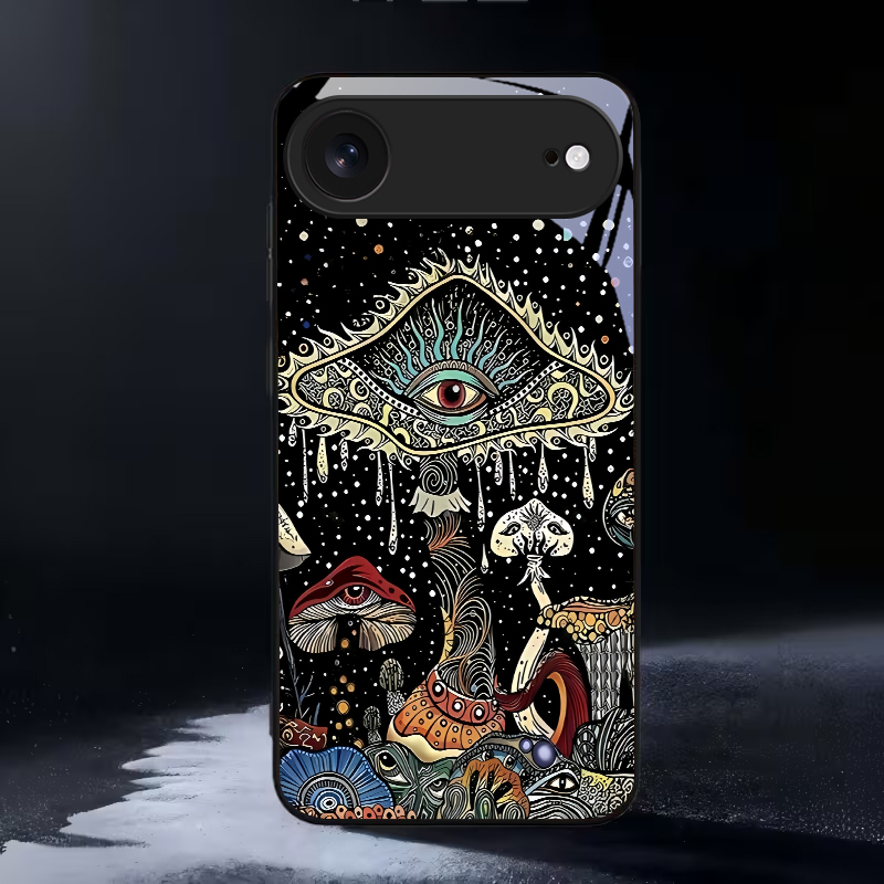 Mystic Evil Eye Mushroom Black - Phone Cases Xs Iphone recension och pris