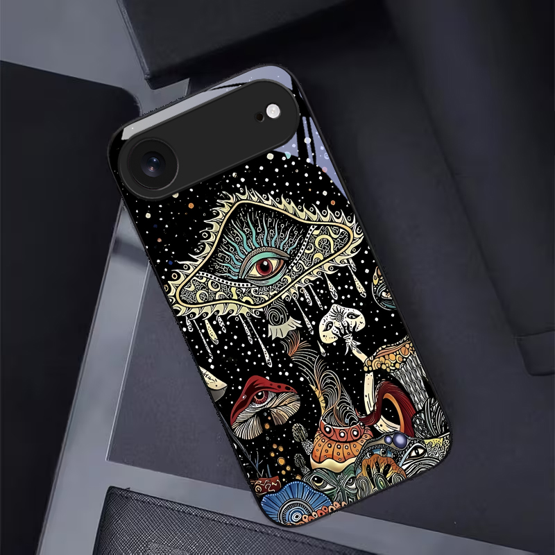 Mystic Evil Eye Mushroom Black - Phone Cases Xs Iphone recension och pris