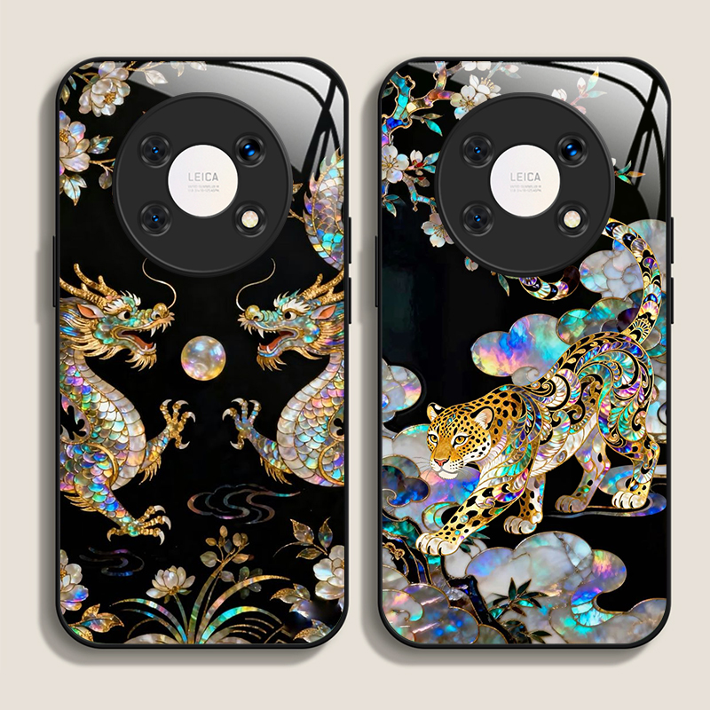 Stylish Dragon Leopard Marble  - Phone Cases Xiaomi 14 recension och pris
