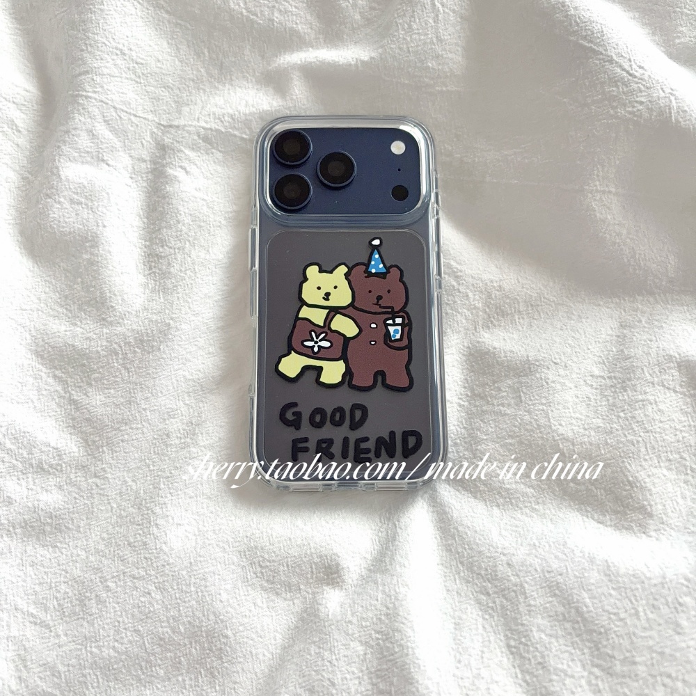 Korean Ins Cute Yellow & Brown - Phone Cases Yellow recension och pris