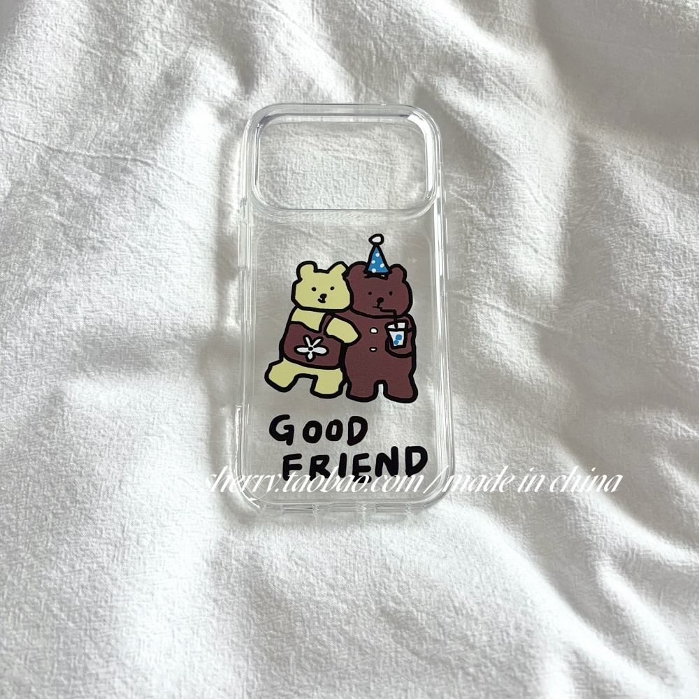 Korean Ins Cute Yellow & Brown - Phone Cases Yellow recension och pris