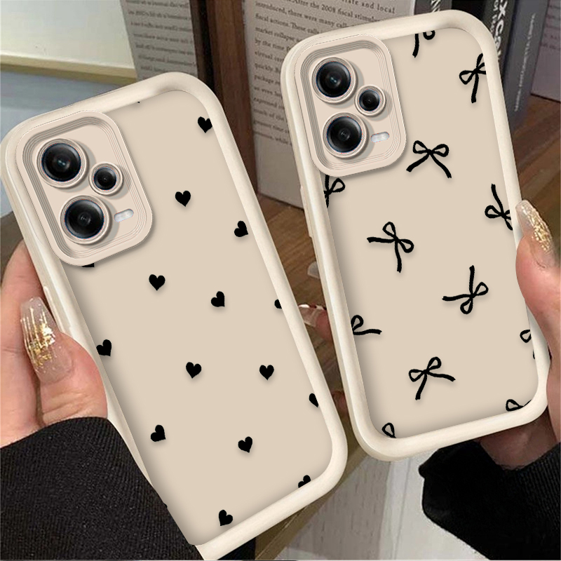 Black Love Heart Bowknot Phone - Phone Cases Xiaomi 14 recension och pris