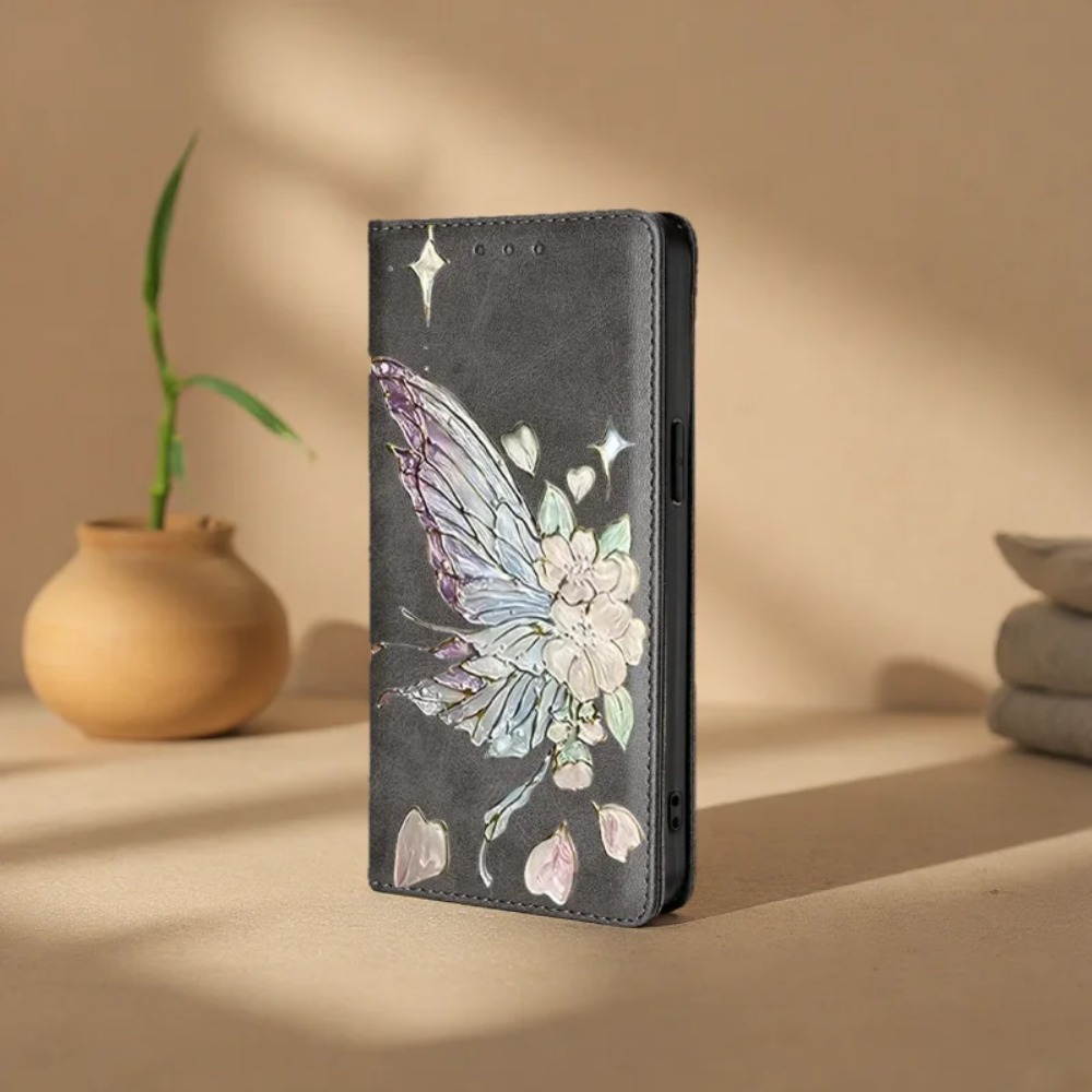 Popular Shockproof Butterfly P - Flip Leather Case recension och pris