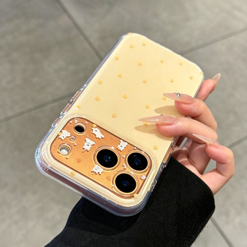 Fashion Cute Yellow Polka Dot  - Phone Cases Yellow recension och pris