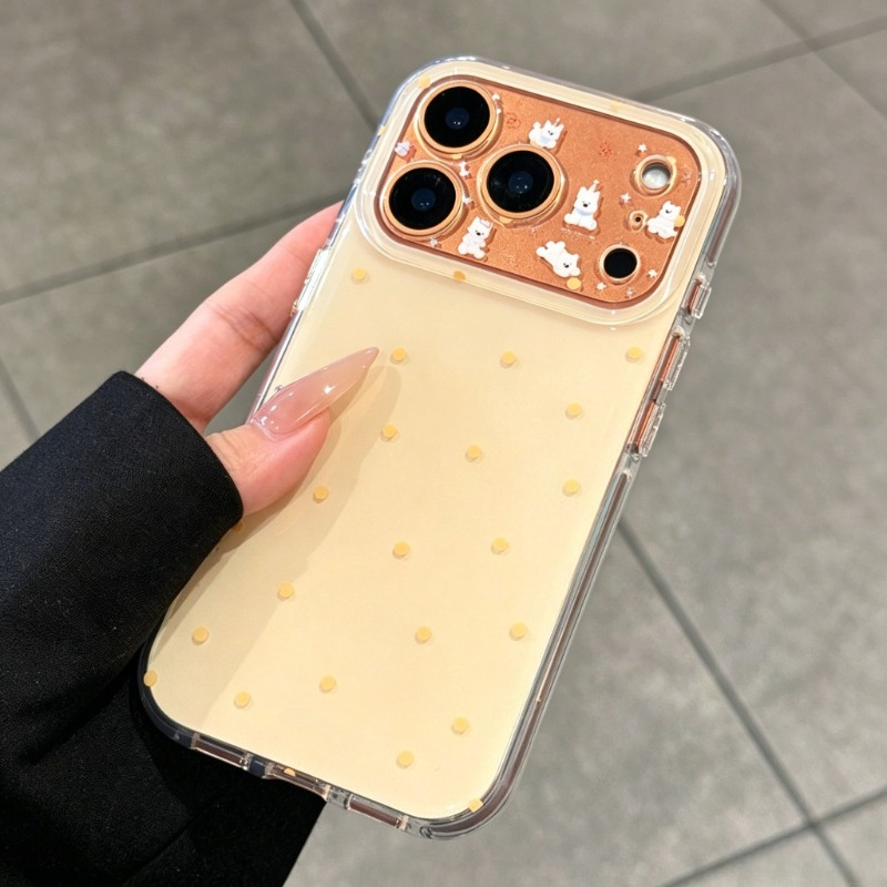 Fashion Cute Yellow Polka Dot  - Phone Cases Yellow recension och pris