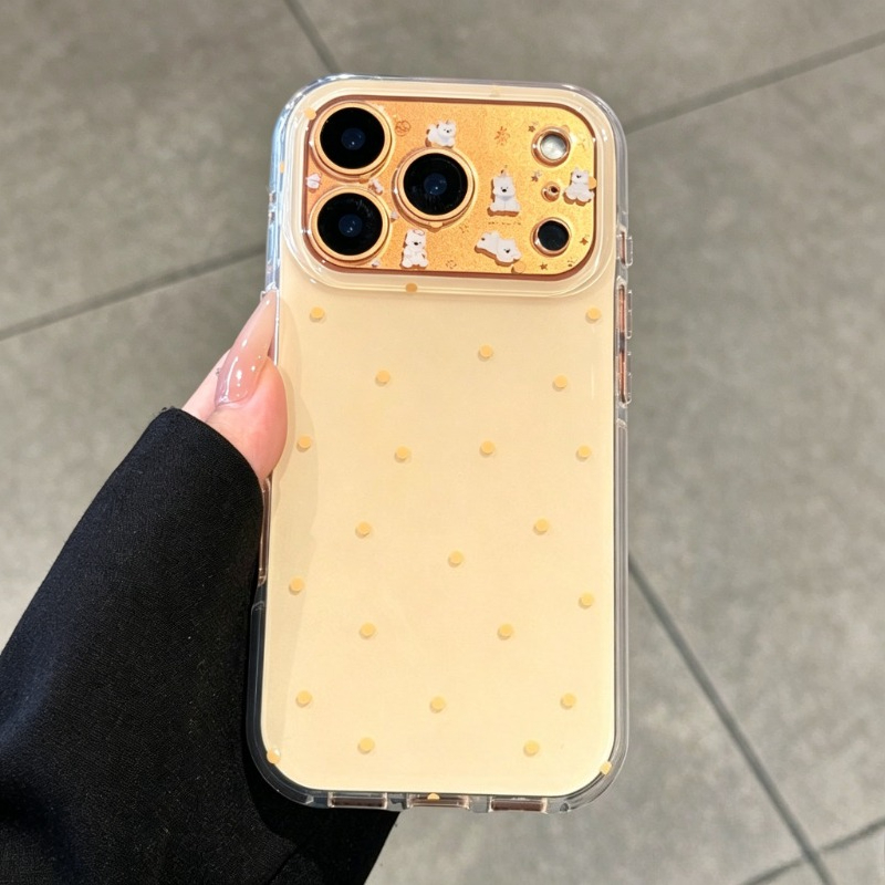 Fashion Cute Yellow Polka Dot  - Phone Cases Yellow recension och pris