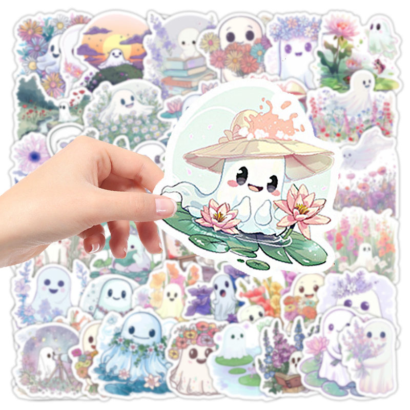 50PCS Cute White Ghost Graffit - Phone Cases Kids recension och pris