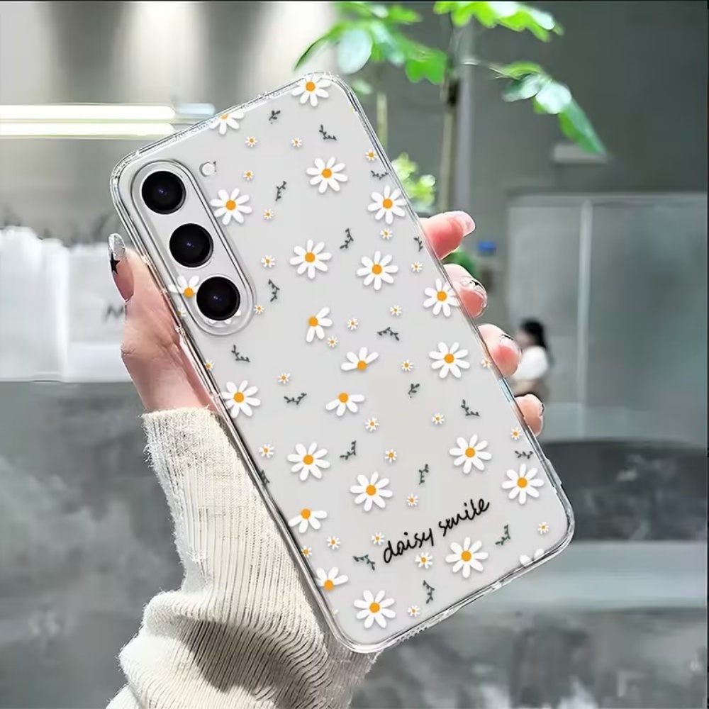 Yellow White Daisy Flowers Pho - Phone Cases Yellow recension och pris