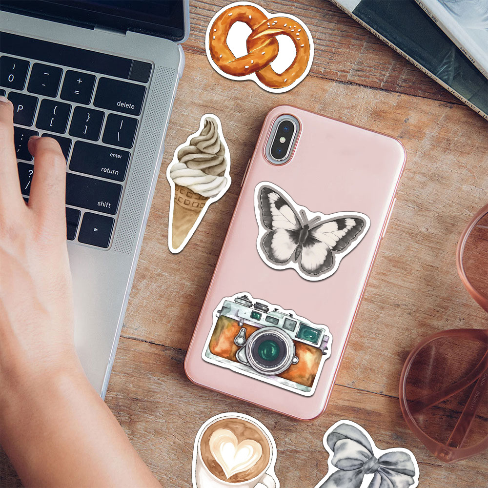 50Pcs Retro Graffiti Stickers  - Phone Cases Kids recension och pris