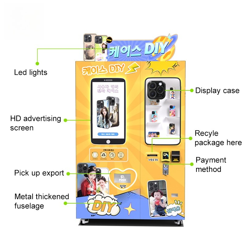 Automatic Intelligent UV Techn - Phone Cases Vending Machine recension och pris