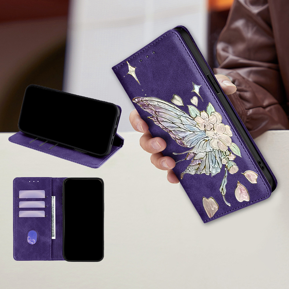 Painted Magnetic Flip Leather  - Flip Leather Case recension och pris